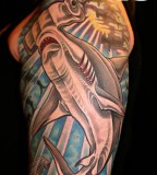Awesome Hammerhead Shark Tattoo Design Inspiration