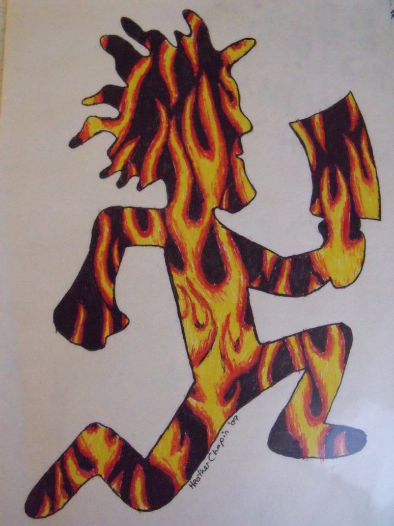 Flaming Hatchetman Tattoo
