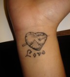 Heart Tattoos For Wrists For Younger Girls