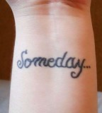 Small Cute Someday  Wrist Tattoos For Girls Sizzling Concepts 