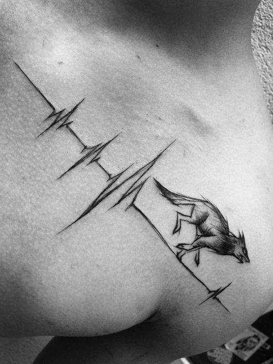 heartbeat-wolf-tattoos