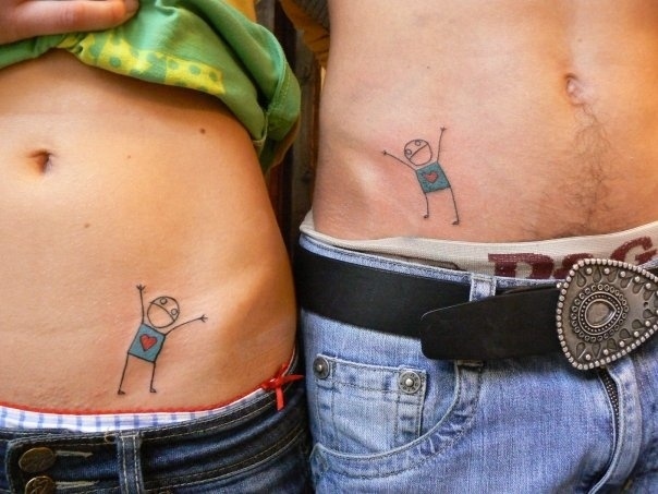 hip couples tattoos