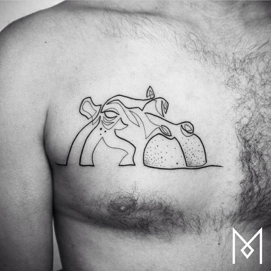 hippo-chest-tattoo-by-mo-ganji
