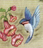 Cool Blue Hummingbird Tattoo Design Ideas