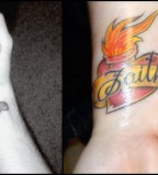 Fantastic Matching Tattoos Kevin and Ashley