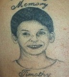 Timothy In Loving Memory Tattoo Design Picture