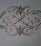 Beautiful Hearts and Infinity Sign Tattoo Design Sketch on Deviantart