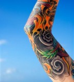 Beautiful Painful Inner Arm Tattoo Design for Men