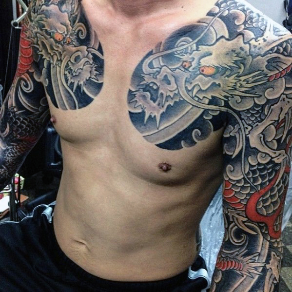 japanese dragon tattoos for men
