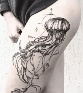 jellyfish tattoos for women