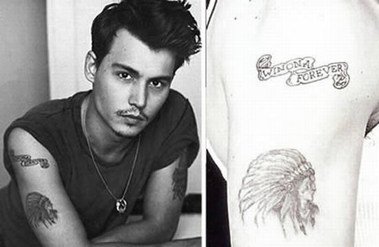 Celebrity Tattoo Design – Johnny Depp