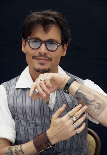 Johnny Depp Inner Arm Tattoos Styles