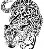 The Power Symbol Leopard Tattoos