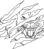 Lion Face Tattoo Draw
