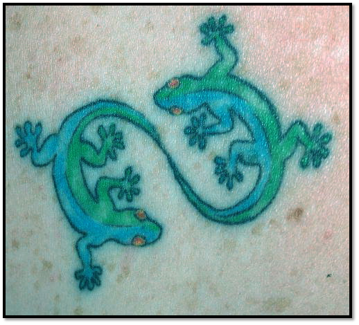 Burbrujita Lizard Tattoo Meaning