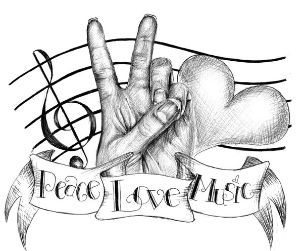 Peace Love And Music Deviantart