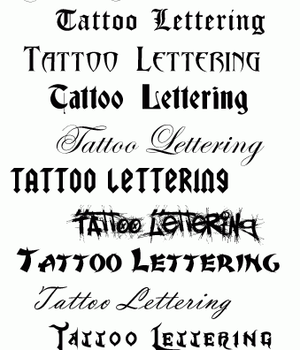Various Awesome Gothic Tattoo Lettering – Tattoo Lettering | Tattoomagz