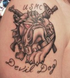 Bulldog Tattoos Marine Corps Tattoos