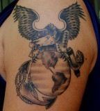Own Ega Tattoo Design Marine Corps Tattoos