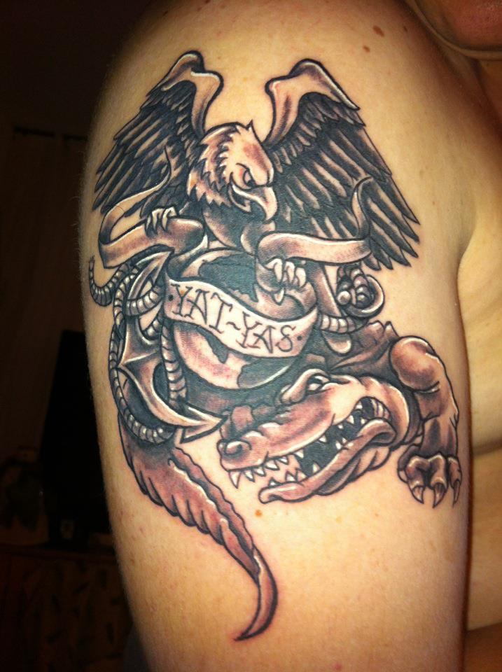 Yatyas Marine Corps Tattoos