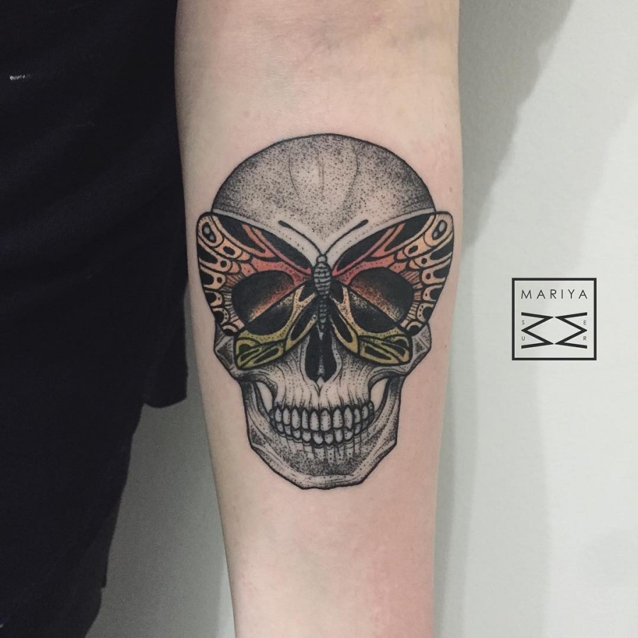 mariyasummer-buterfly-skull-tattoo
