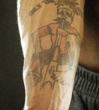 Marquis Daniels Joker Tattoo
