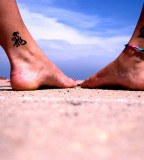 Best Matching Sister Ankle Tattoos