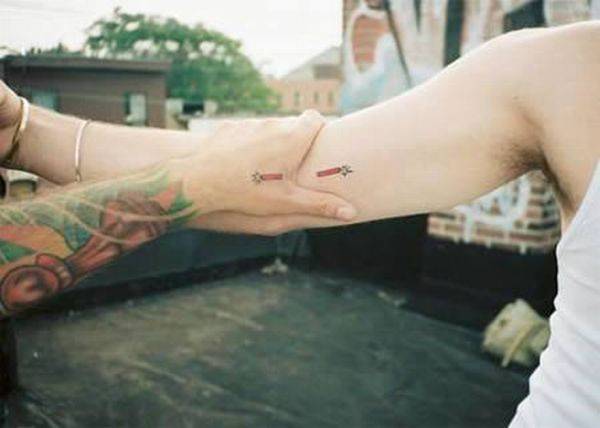 Creative and Simple Couple Tattoos