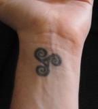 Wrist Symbolic Tattoo Design