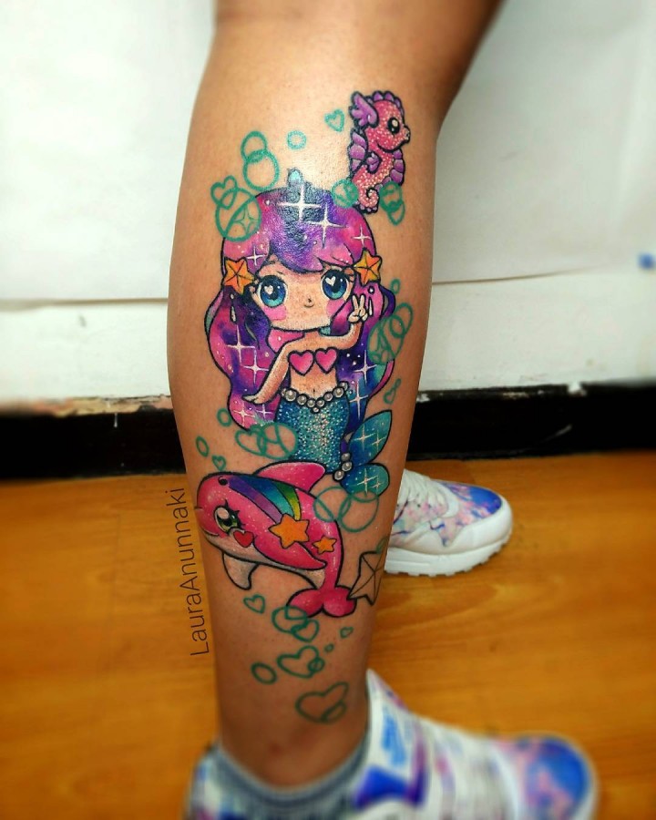 mermaid-kawaii-tattoo