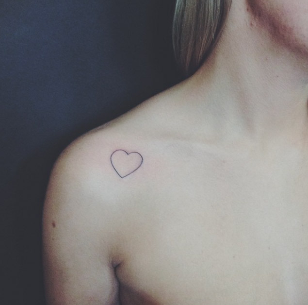 minimal-heart-shoulder-tattoo