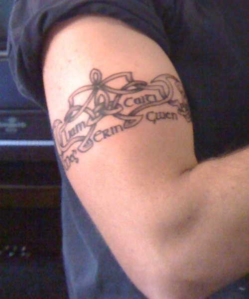 Celtic Arm Band Tattoo Design