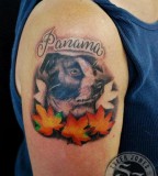 Mr Jones Dog Portrait Tattoo Design