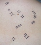 Quadrangle Stars Constellation Tattoo
