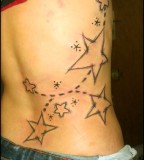 Great Orion Constellation Tattoo on Body
