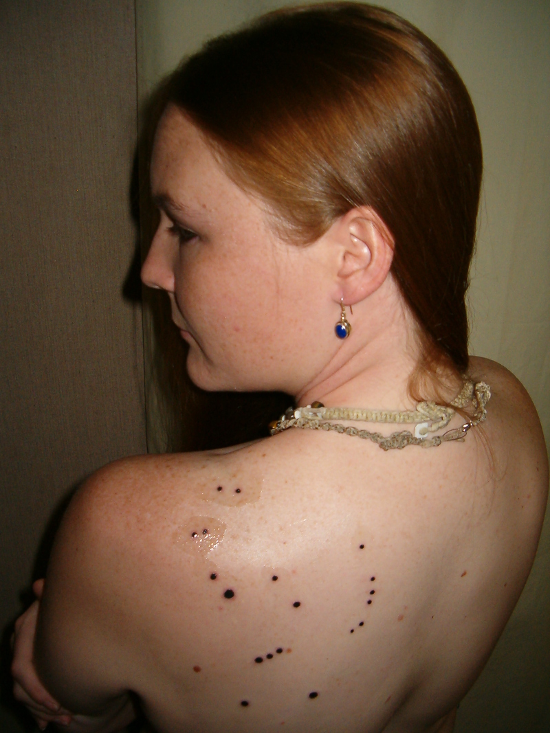Orion Constellation Tattoo On Shoulder