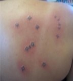 Orion Constellation Tattoo on Right Shoulder