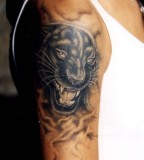 Winged Heart Tattoo Design Lizenzfreie for Panther tattoo 
