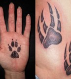 Paw Print Tattoos Ideas Designs Amp Pictures
