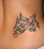 Cute Love Dove Tattoos 2013 For Girls