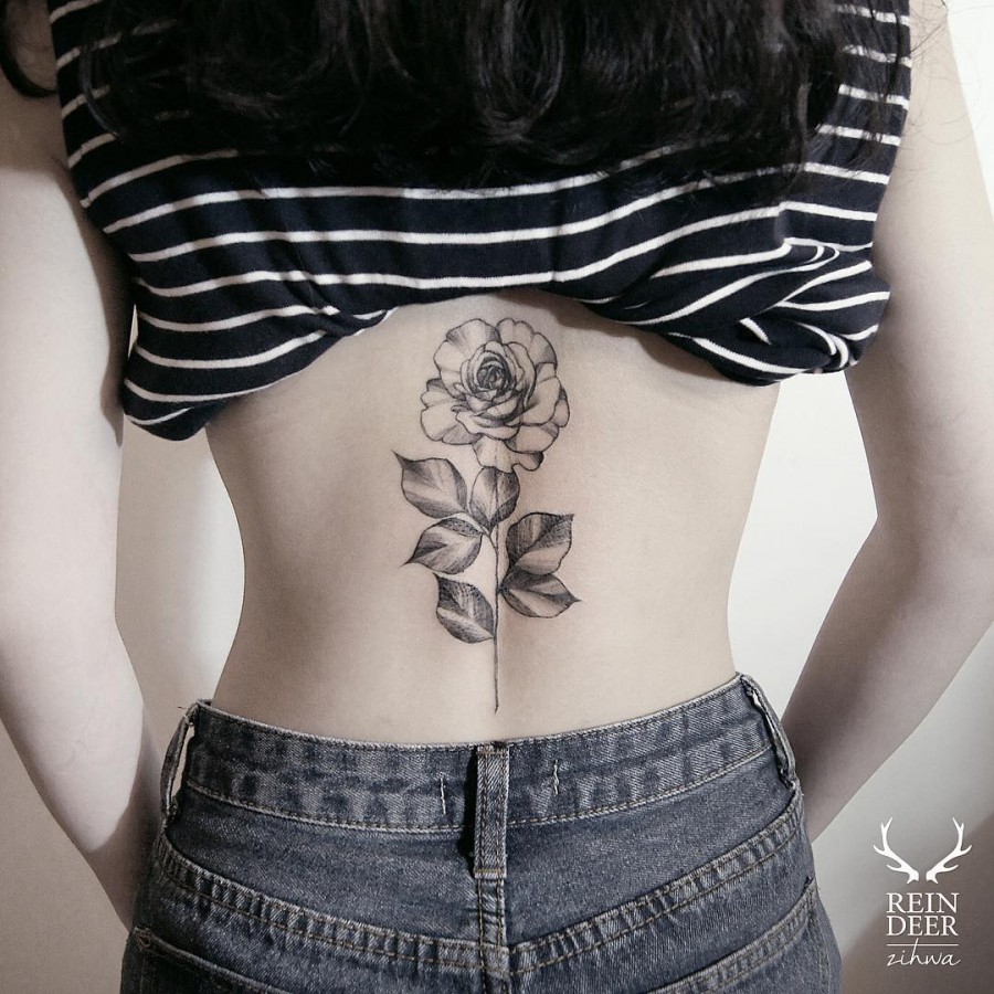perfect-rose-flower-tattoo