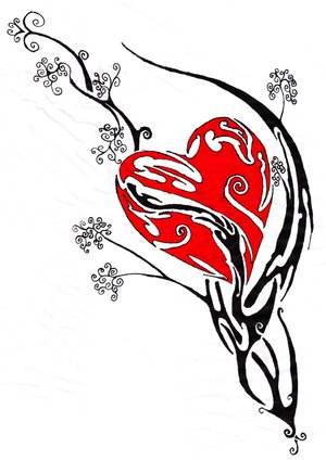 Tribal Heart Tattoos For Women