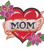 Special Heart Tattoos Design With Image For Mom