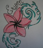 Plumeria Tattoo Sketch Design By Souleatergirl