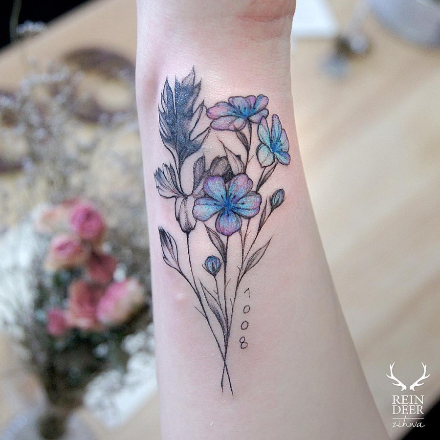 pretty-flower-tattoo