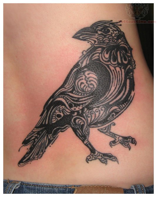 Tribal Bird Tattoo For Men