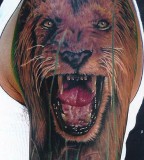 Mike Devries Tattoos Animal Lion Tattoo