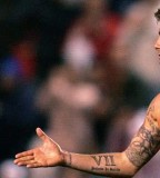 David Beckham's Tattoo With Roman Numeral