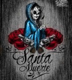 Santa Muerte Aztoon Tattoo Design