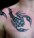 Tribal Scorpion Tattoo Design For Men